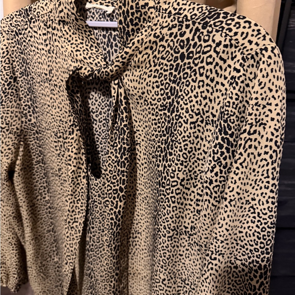 Leopard Print Blouse - image 2
